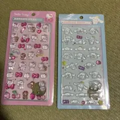 ボンボンドロップシール　ハローキティ＆シナモロール 2枚セット