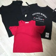 女の子　ガールズ　Tシャツ　トップス　3枚セット