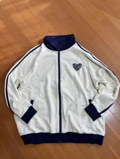 Beno ジップアップジャケット Lサイズ アイボリー/ネイビー