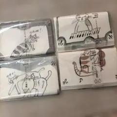 倉敷意匠　トラネコボンボン懐紙4点セット