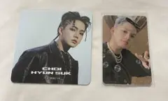 treasure トレカ　コースター　トレジャー　ヒョンソク