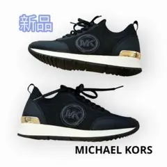 新品 MICHAEL KORS JENKINS マイケルコース スニーカー 黒のサムネイル