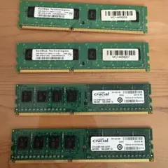 PC用メモリ DDR3 4GB 4枚セット 計16GB