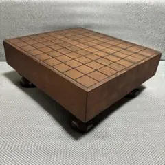 アンティーク 座卓 ローテーブル 彫刻脚 唐木風 幅89.5cm ヴィンテージ