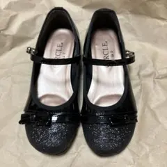 CIRCLE ブラック フォーマルシューズ 19.0