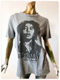 ☘️T22751☘️プーマ×ボブ・マーリー コラボ Tシャツ グレー Mのサムネイル