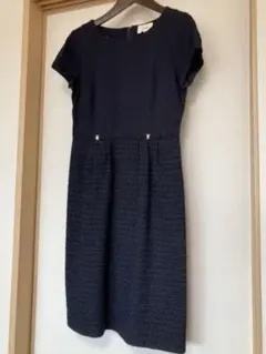 エフデ フォーマル ワンピース　ネイビー