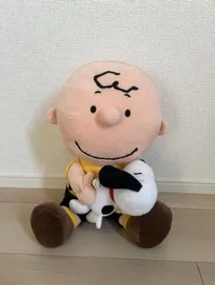 チャーリー・ブラウン ぬいぐるみ スヌーピー付き usj