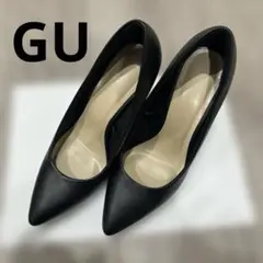 GU ◯美品◯マシュマロハイヒールパンプス◯ポインテッドトゥ◯ブラックのサムネイル