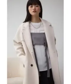 AZUL by moussy B-HEAT2WAYウォッシャブルロングコート