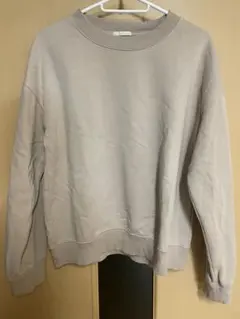 GU スウェット 長袖 ベージュ 裏起毛 Lサイズ