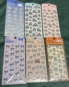 新品 サンリオ ぷくっとシール 全6点 まとめ売り