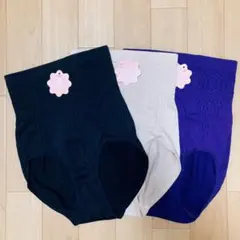 新品ハイウエスト３枚セットお腹まで包む 深ばき純綿美形ショーツ