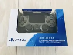 【SONY純正】PS4 コントローラー スチールブラック DUALSHOCK4