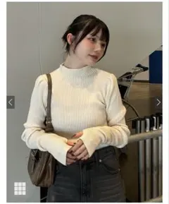 グレイル　サムホール付きロングスリーブニットトップス［K9206d］