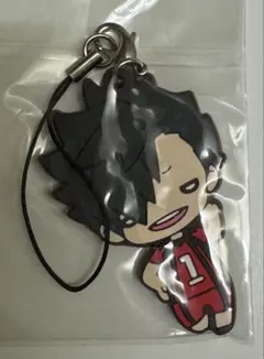 ハイキュー！！にとたん　ラバーストラップ　黒尾鉄朗　未使用