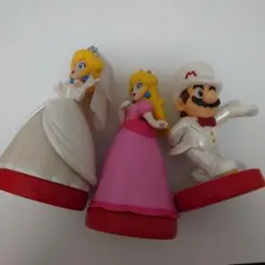 マリオ・ピーチ姫 フィギュア 3体セット amiibo