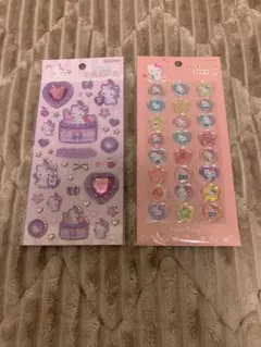 チャーミーキティ ジュエルシール キティちゃん おはじきシール