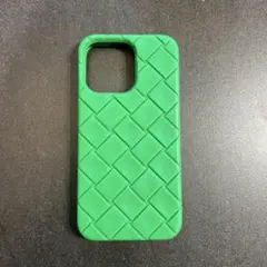 ボッテガ　シリコン iPhone13 iPhone13pro 緑　パラキート