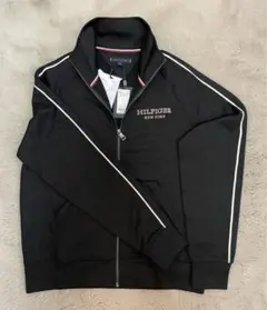 TOMMY HILFIGERジップアップトラックジャケット 黒 Mサイズ