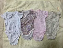 ベビー肌着 ロンパース4点セット