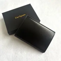 新品❣️名刺入れ シンプル メンズ カードケース ブラック 2つ折り