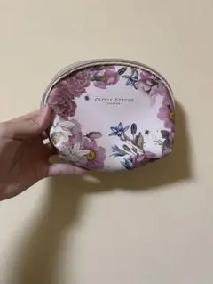 OLIVIA BUTTON 美人百花　ポーチ