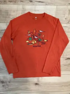 mont-bell オレンジ 長袖カットソー 150