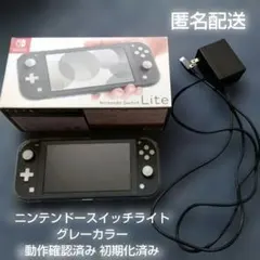 nintendo switch lite グレー