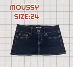 MOUSSY ミニスカート 24インチ
