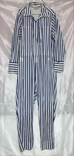 LEE MATHEWS ストライプ オーバーオール サイズ0 C32