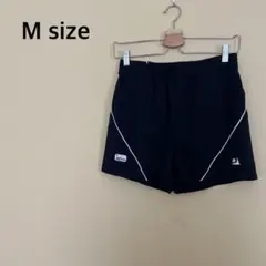 【レディース】スポーツ用ハーフパンツ/ジャージ/ネイビー/ワンポイント/シンプル