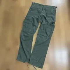古着　軍パン　YMCLKY カーキ　ダブルニー　カーゴパンツ　M アーミー