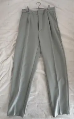 GU テーパードパンツ スラックス グリーン ミント