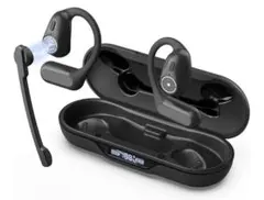 Bluetooth ヘッドセット 通話用イヤホン ミュート機能 取り外し可能