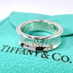 極美品 オールドティファニー ドアノッカー リング 15号 シルバー925 極美品 オールドティファニー ドアノッカー リング 15号
