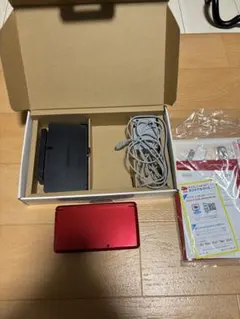 レッド ニンテンドー3DS 本体 充電ケーブル付き
