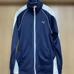 PUMA プーマ トラックジャケット ジャージ ネイビー ホワイト　レディースMのサムネイル