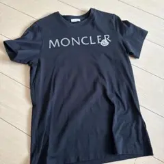 MONCLER ブラック Tシャツ 半袖