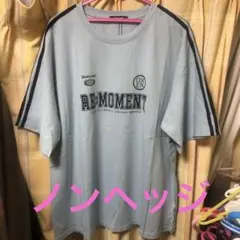 ノンヘッジ　ラインロゴBIG Tシャツブルーのサムネイル
