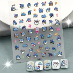 タキシードサム　3D　ネイルシール　立体シール　ぷっくり　5D