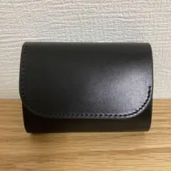 新品☘️メンズ 三つ折り財布 ⑦ コンパクト ブラック