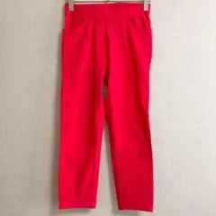 s0623【TRUBE トゥルべ】ストレッチクロップドパンツ ウエストゴム