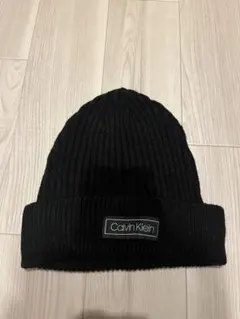 Calvin Klein 黒 ニット帽