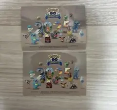 ポケモンGO 2025 ステッカー2枚セット