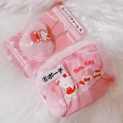 新品未使用★ サンリオ ハローキティ 当たりくじ ポーチ チャーム