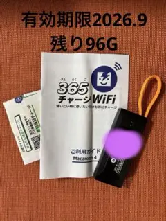 買い切りポケットwifi 365 チャージ