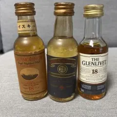 ミニボトル GLENMORANGIE GLENLIVET GLENMORAY - メルカリ