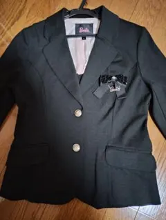 未使用　バービー　かわいいフォーマルジャケット　リボン付　入学式　160