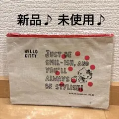新品♪ 未使用♪ HELLO KITTY キャンバス ポーチ